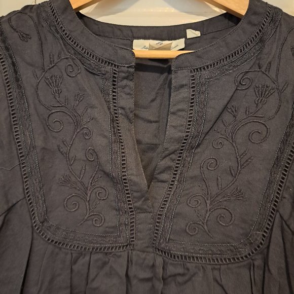 H&M Flowy Peasant Style Top/Blouse - Picture 3 of 7